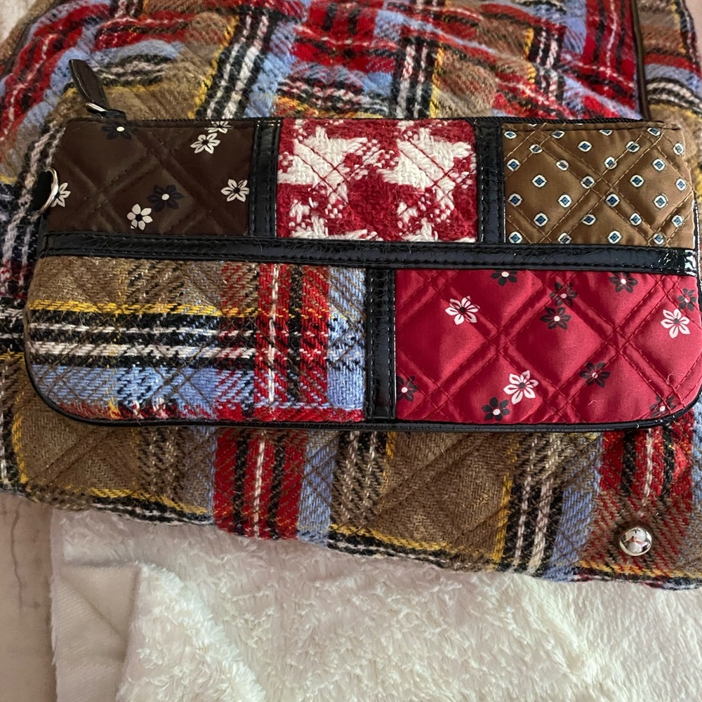 Vera Bradley limited edition tote w/wallet